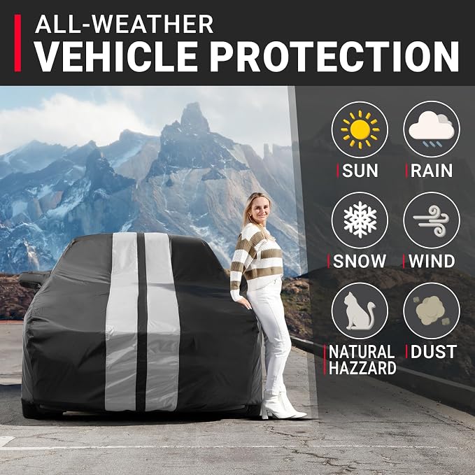 iCarCover Custom Car Cover for Pontiac G5 Waterproof All-Weather Rain Snow UV - Image 2