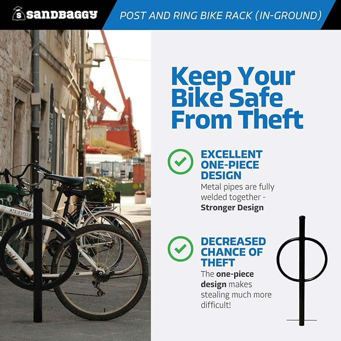 Sandbaggy Post and Ring Bike Rack - Image 3
