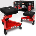 Mechanic Stool with Wheels, Hydraulic Adjustable Shop Stool on Wheels, Garage by FreekyFit
