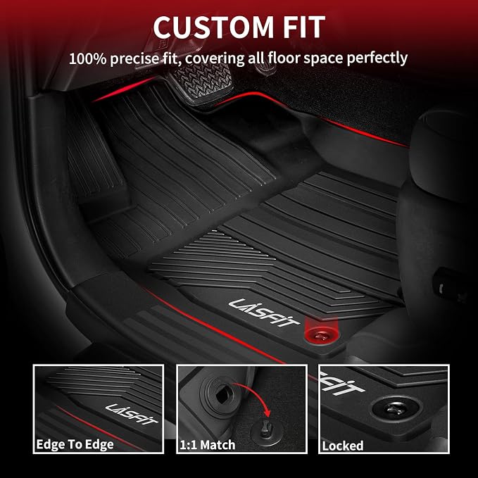 LASFIT Floor Mats for Toyota RAV4 2019-2024 2025 All Weather Mats for Toyota - Image 4