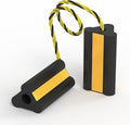 Heavy Duty Rubber Wheel Chock, Non-Slip Tire Stopper by TOWKING