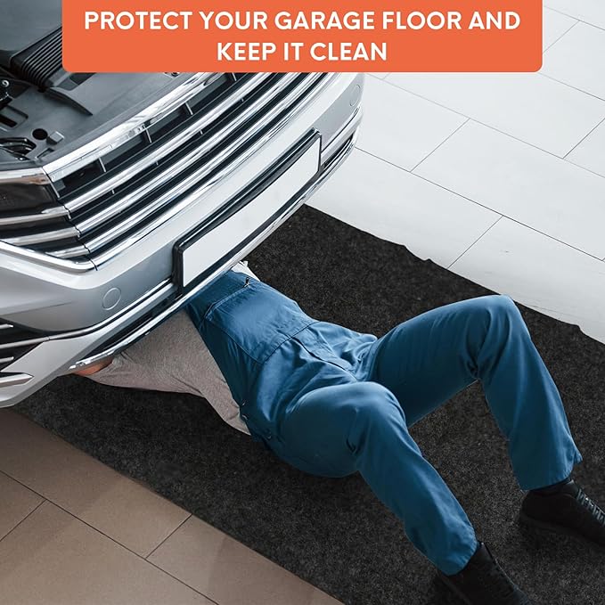 JERIA Oil Spill Mat for Under Car Driveway Mats Oil Leaks Absorbent Oil Pad - Image 4