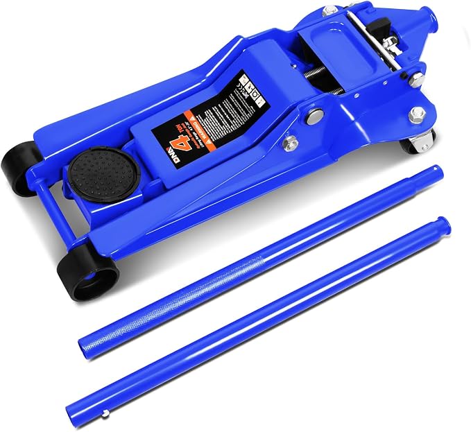 DNA MOTORING Low Profile Hydraulic Trolley Service/Floor Jack, 4 Ton Capacity - Image 7