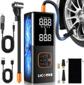 Tire Inflator Portable Air Compressor, 5X Faster Portable Air Pump by LICORNE