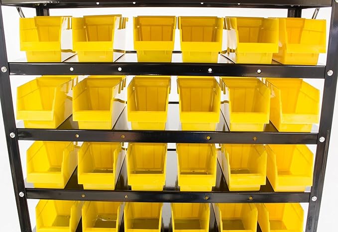 Erie Tools TLPB60 60 Parts Bin Shelving Organize - Image 6