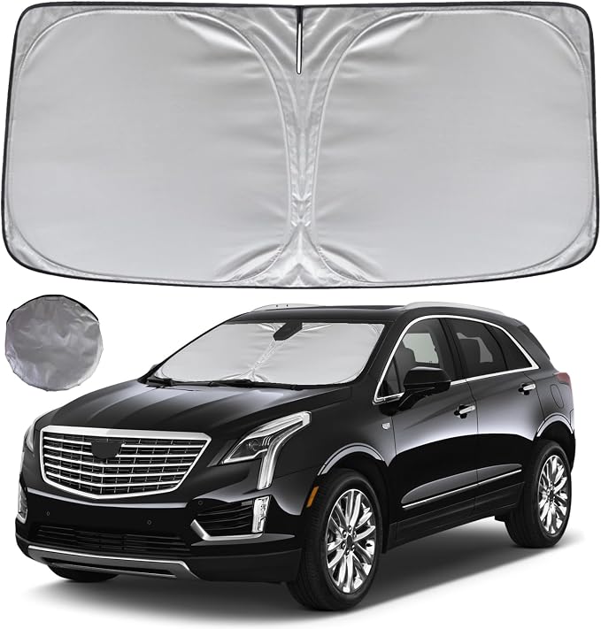 KAYZT Windshield Sun Shade for 2017-2025 Cadillac XT5 Foldable Sunshade SUV by KAYZT