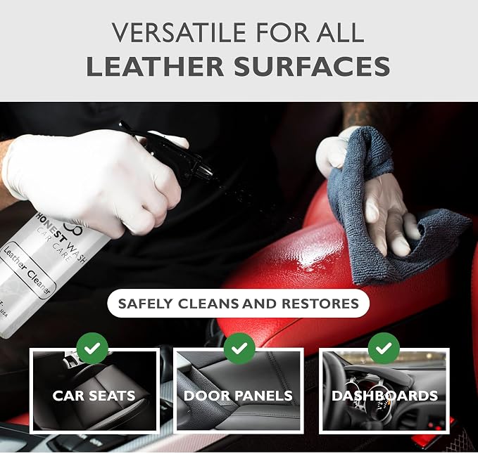 Honest Wash Car Leather Cleaner – Cleans, Conditions, & Restores Leather | - Image 7