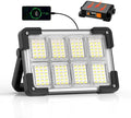 120W Solar Rechargeable Work Light, 144 LED 10000LM Led Work Light by DANCINGBOAR