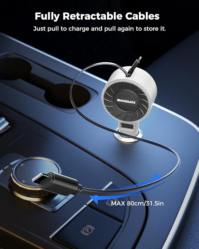 SUPERONE 3-in-1 Car Charger - Image 6