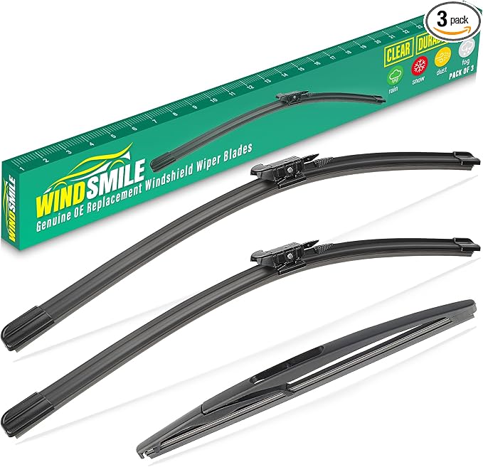 26" 15" 11" Windshield Wiper Blades Replacement by WINDSMILE