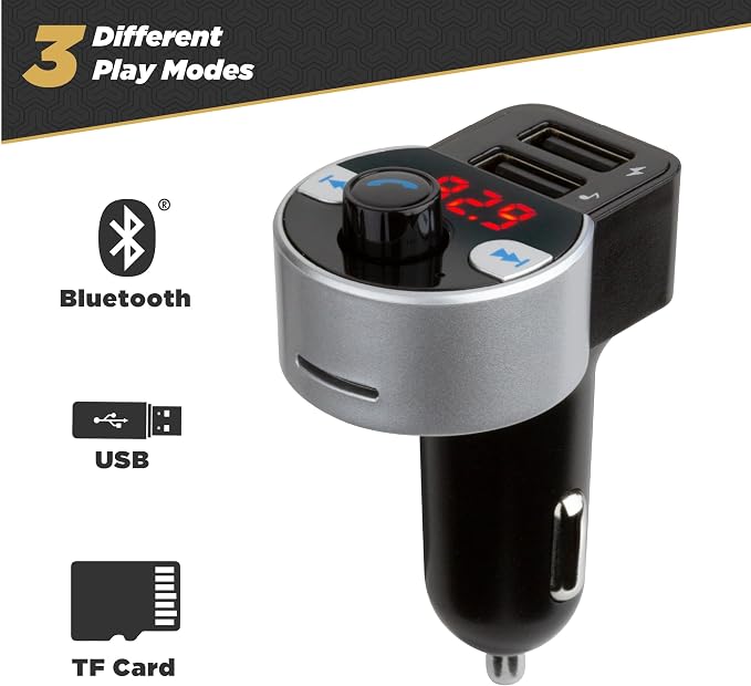 Scosche SBTFM4-XCES0 Select Bluetooth 5.0 FM Transmitter w/ Dual USB Charger - Image 2