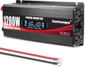 1200W/2400W Power Inverter DC 12V to 110V/120V AC Converter by Cantonape