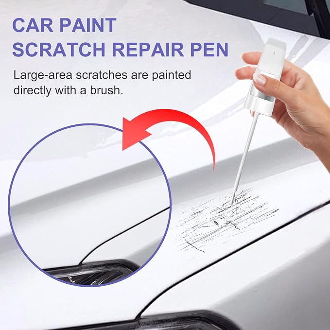 Touch Up Paint for Mercedes Benz Polar White-Exact Match–Chips and Nicks - Image 3
