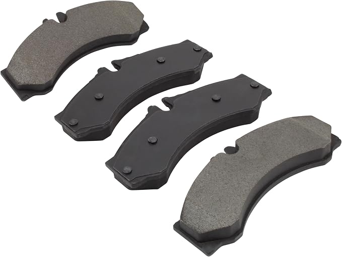 Premium Semi-Metallic Front Brake Pads Compatible - Image 2