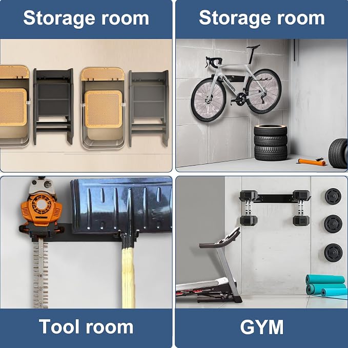Garage Tool Organizer Wall Mount, Heavy Duty Garden Tool Holder - Image 7