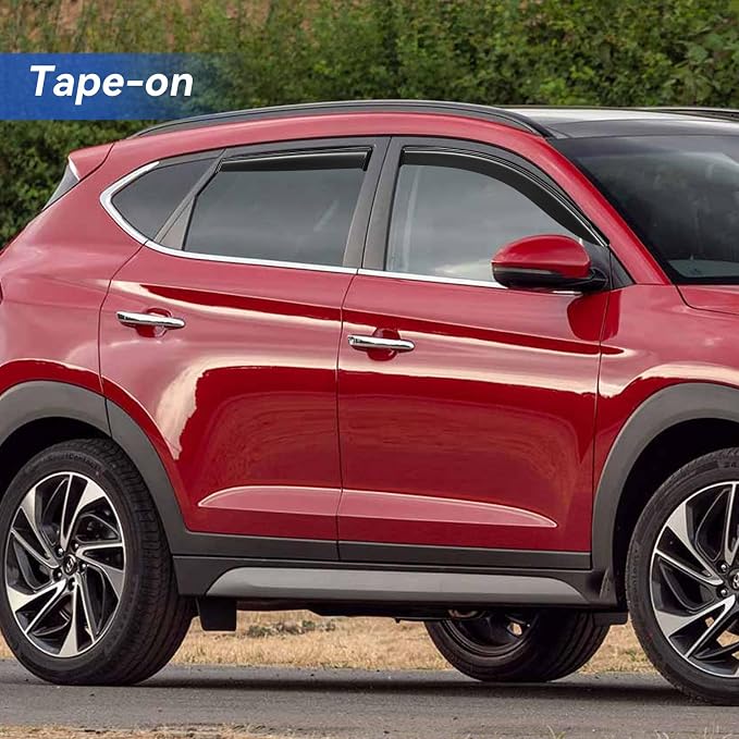 Window Visors Rain Guards for 2016 2017 2018 2019 2020 2021 Hyundai Tucson - Image 3