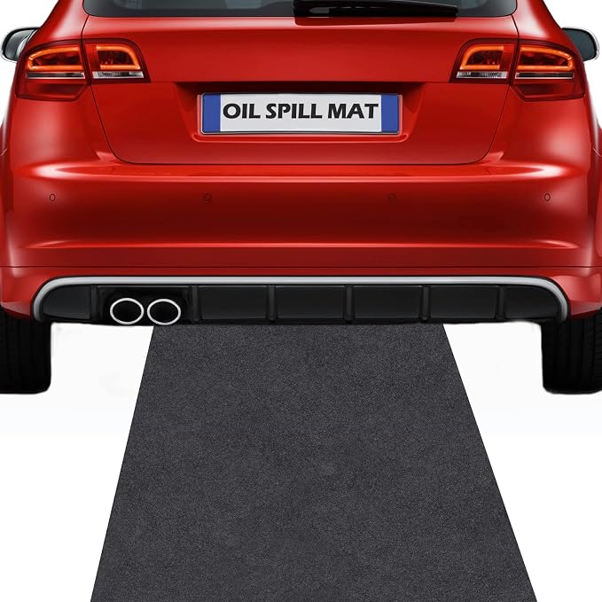 Oil Spill Mat 36x48 Inches Car Trunk Mat Rubber Backing Layer Oil Drip Pan by JOMMIE+CHEN