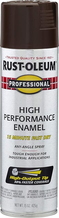 Rust-Oleum 7548838 Professional High Performance Enamel Spray Paint, 15 Oz by Rust-Oleum