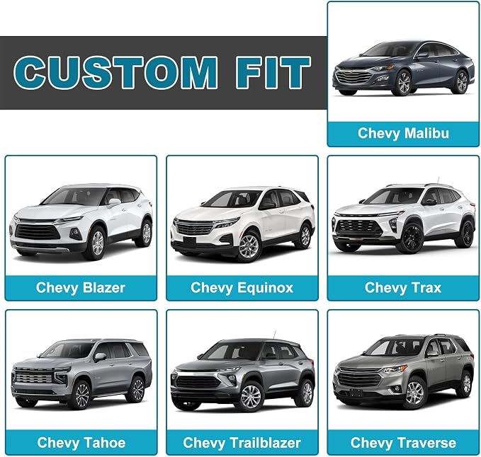 GIANT PANDA Fit Chevy Equinox Trax Malibu Blazer Trailblazer Traverse Tahoe - Image 3