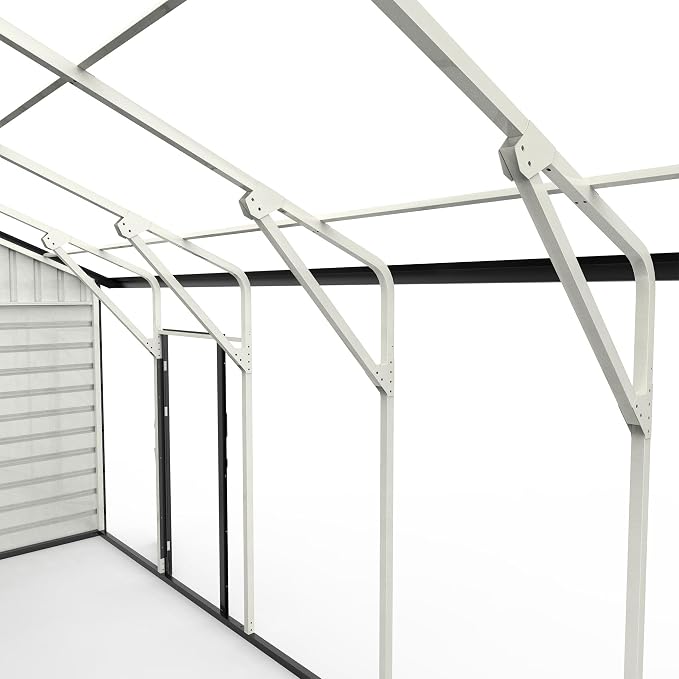 23 x 22 Metal Shed, Metal Garage Building - Image 5