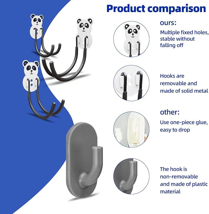 GPANDAG Garage Hooks Heavy Duty, Large Wall Mount Hanger Rack Garage Storage - Image 6