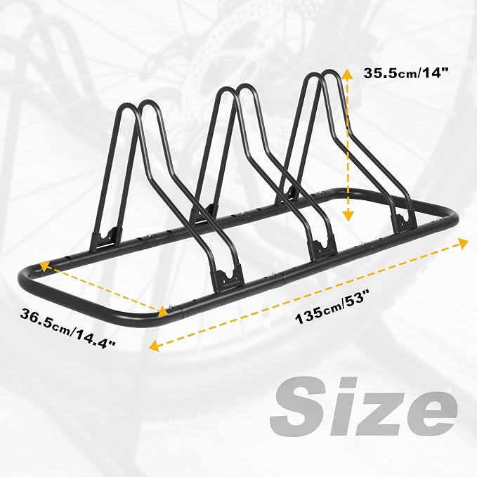 CyclingDeal Bike Rack Floor Parking Bike Stand - Image 4
