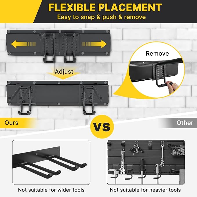 Garage Organization, Garage Tool Organizer Wall Mount - Image 2
