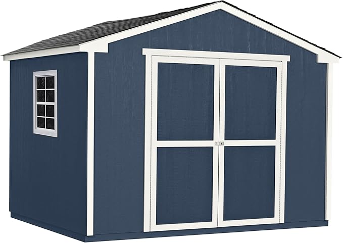 Handy Home Products Charleston Value Gable 10x8 Do-It-Yourself Wooden Storage by HandyHomeSheds