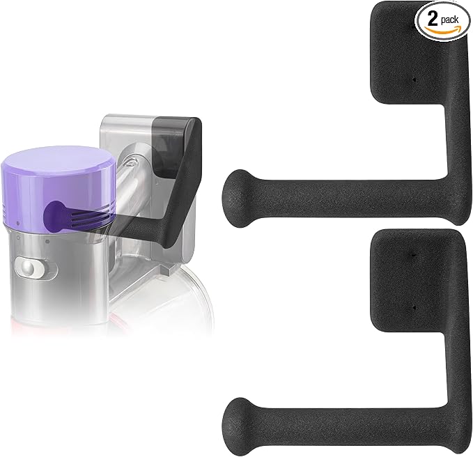 2 Pack Easy Access Cordless Vacuum Wall Mount Holder – Heavy Duty Metal Wall by REEYEAR