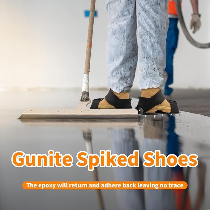 Epoxy Floor Spiked Shoes Fully Assembled Gunite Spiked Shoes - Image 6