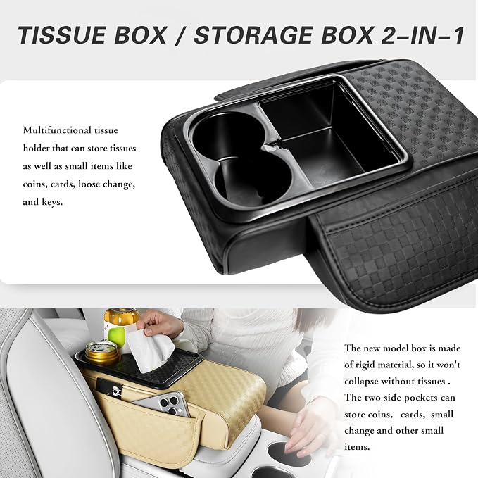 Car Center Console Cover, Armrest Cover - Image 4