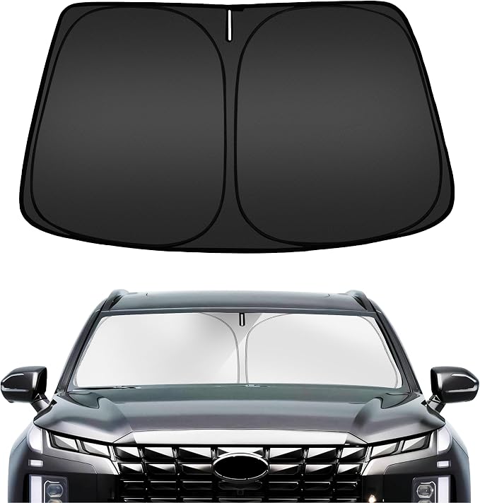 ARISMOTOR Windshield Sun Shade for Hyun-dai Palisade 2020-2025 2026, Custom Fit by ARISMOTOR
