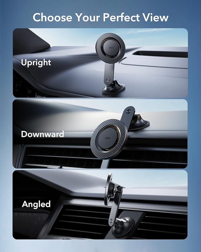 ESR for MagSafe Car Mount, Upgraded Dashboard Magnetic Phone Holder for Car - Image 4