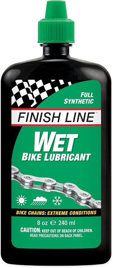 Finish Line WET Bike Lubricant Squeeze Bottle, 8 oz. by FinishLine