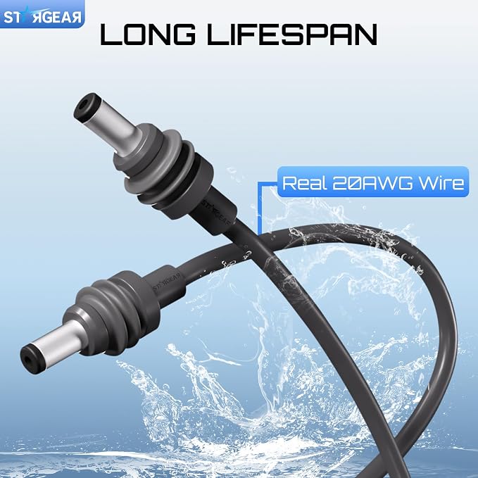 Starlink Mini Cable 6.5FT, 20AWG Replacement Starlink Mini DC Power Cable - Image 4