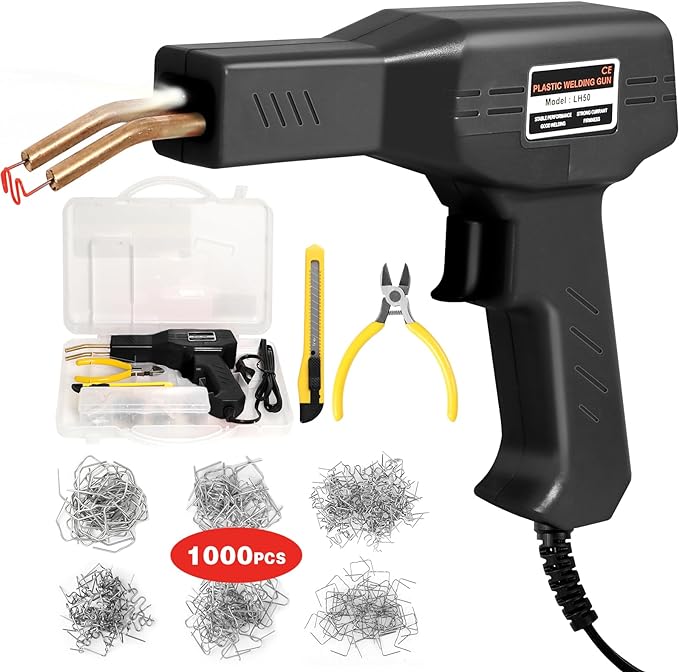 ATOLS Plastic Welder, Plastic Welding Kit, Hot Stapler Kit, Plastic Welder Gun by ATOLS
