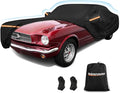 Car Cover for Ford Mustang 1964-1968, Waterproof 210D Oxford Cloth and Cotton by BIGACOVER