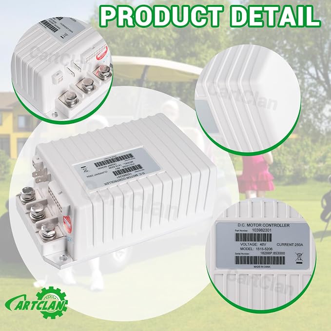 48V 250A Club Car DC Motor Controller, Golf Cart DC Motor Controller Speed - Image 5