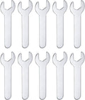 HARFINGTON 10pcs Small Wrench 12x70x2mm Metric U-Shaped Single Open Ended by HARFINGTON