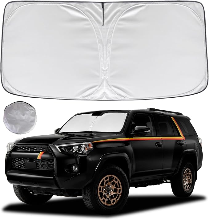 KAYZT Windshield Sun Shade for Toyota 4Runner 2010-2024 4-Runner Foldable by KAYZT
