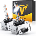 D1S Xenon HID Headlights Bulbs, 400% Enhanced Brightness, 6000K Cool White by FAHRENTERMITORLEDLIGHTING