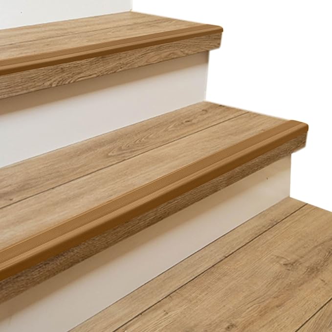 Rubber Bond Stair Edge Protector 36x2x1 inch Anti-Slip Stair Corner Trim Rubber - Image 4