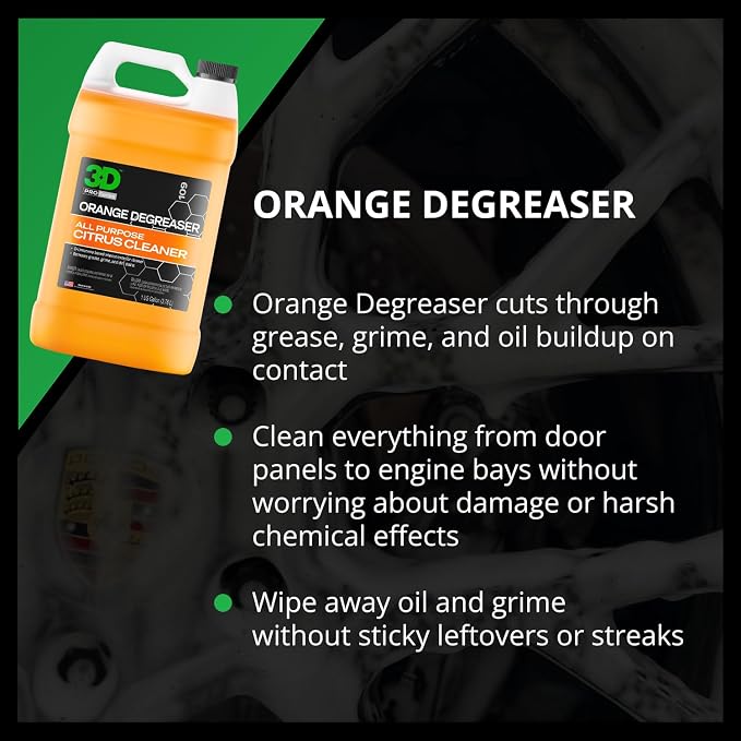 3D Orange Degreaser – Citrus-Based Car Cleaner - Image 3