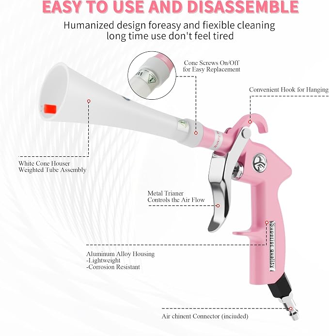 Tornado Dry Cleaning Gun Detailing Interior Dryer Air Blow Gun High Pressure - Image 6
