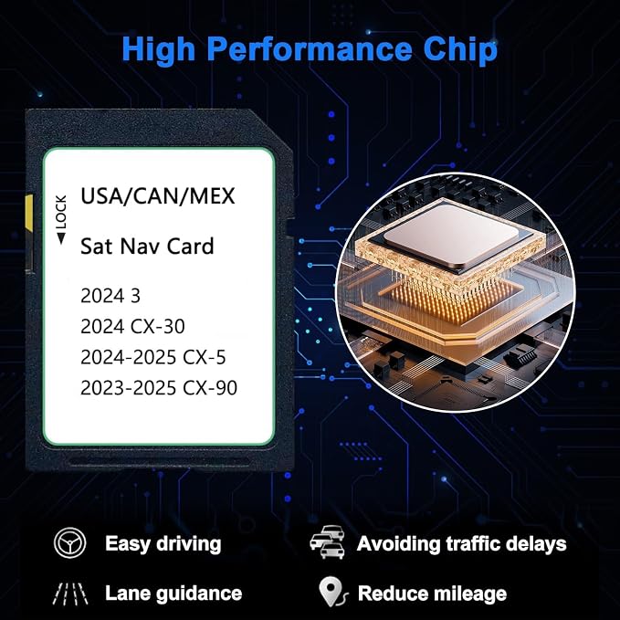 2025 Upgraded KMV6 66 EZ1B Navigation SD Card Map USA/CAN/MEX CX-5, CX-30/Model - Image 6