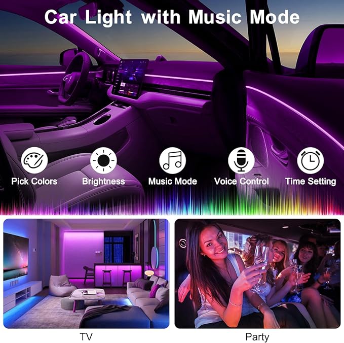 Interior Car LED Strip Lights - Image 5