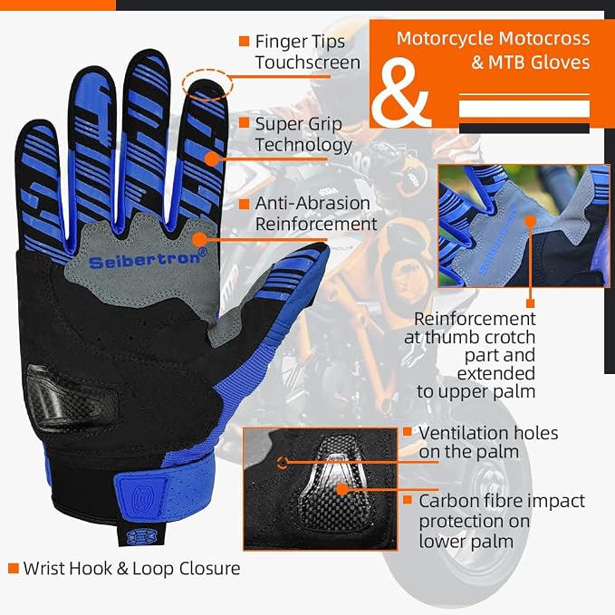 Seibertron SPS Series Touchscreen Motorcycle Motocross BMX ATV MTB Bicycle - Image 4