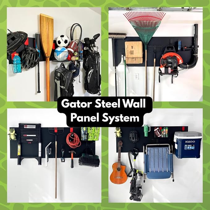 GATOR MAGNETICS Wall Panel Storage & Organization System Kit- Includes 3 Wall - Image 4