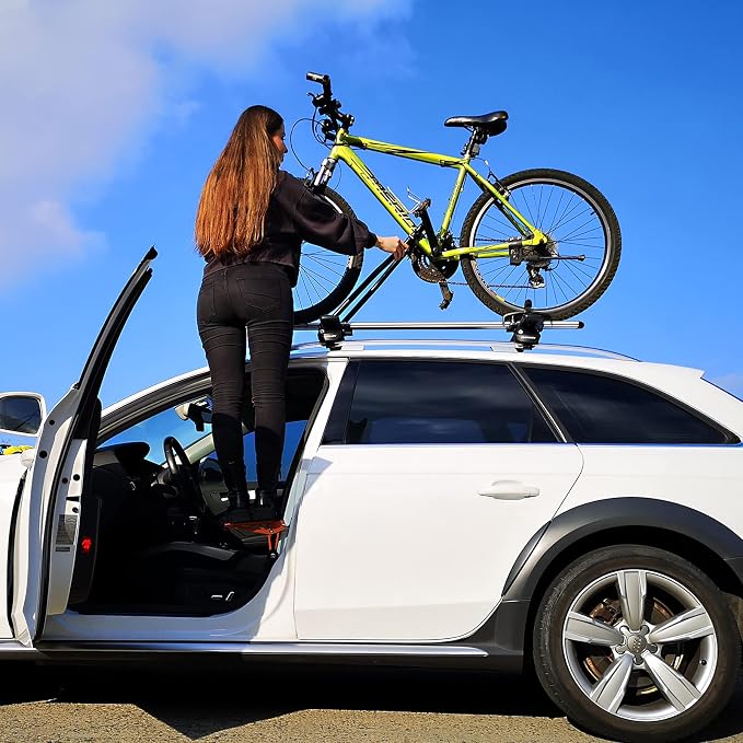 TOOENJOY Universal Fit Car Door Step, Foldable Roof Rack Door Step Up on Door - Image 7