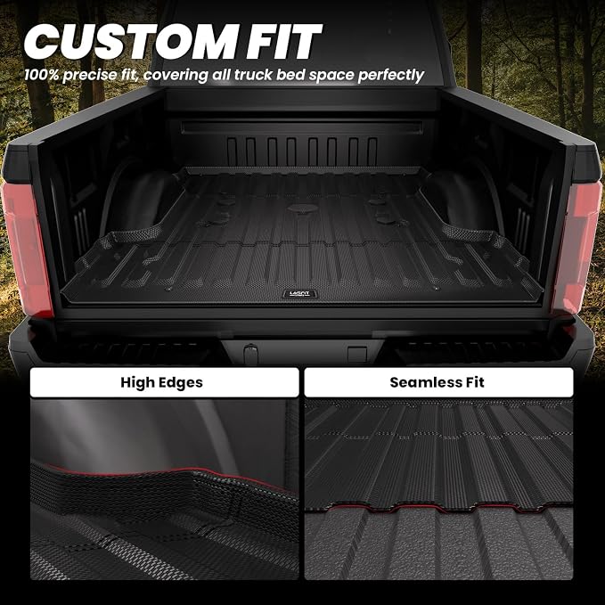 LASFIT Bed Mat 6.75ft for Ford F250 F350 F450 2017-2026 Super Duty 81.9" Truck - Image 3